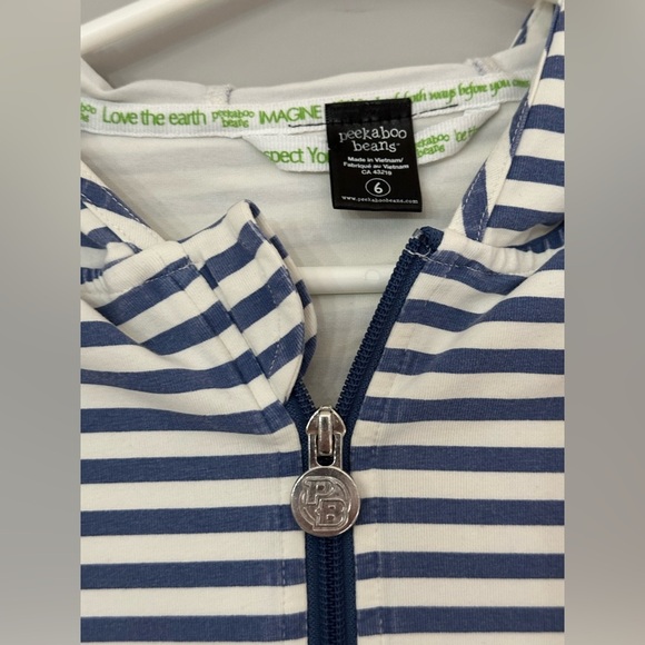 🌟NWOT🌟 Peekaboo Beans: Kids Full Zip-Up Hoodie- Size 6 - Picture 10 of 10